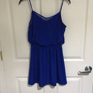 Blue dress